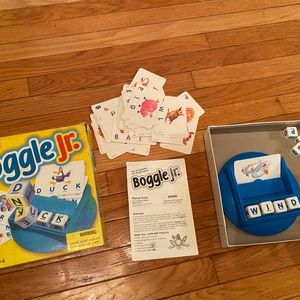Boggle jr. game. Great learning/spelling fun.